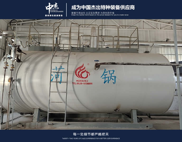 河北利仕化學科技6噸WNS蒸汽鍋爐